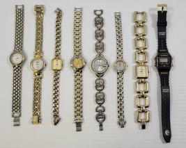 *L3) Vintage Junk Drawer Mixed Lot Wristwatch Acuet Agenda Orient Citize... - $20.80 CAD