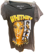 Whitney Houston Womens Medium T-shirt Black Cotton Music Band Concert Album - $15.00