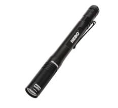 6713 NEBO INSPECTOR 180 lumen waterproof pocket stylus pen light w/ Clip Black - £19.62 GBP