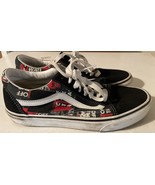 Vans Old Skool Skate Shoes Black/White/red/gray men’s 7.5 Women’s 9 - $599.90 MXN