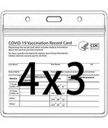 PACKS: 4 PK CLEAR - I Vaccinated Card Keeper - $22.25 CAD