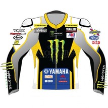 Yamaha Monster Energy Leather Biker Jacket All Sizes - £148.28 GBP