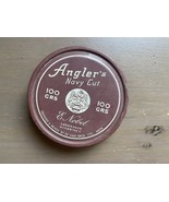 Old E Nobel Anglers Navi Cut tobacco tin Israel - $15.80