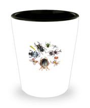 Shot Glass Party Funny Bugs Insects Beetles Bug Catcher T-Shirt  - £15.69 GBP
