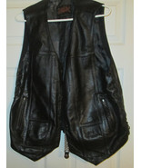 Street And Steel Leather Size X-Large Vest - $85.85