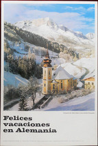 Original Poster Germany Berchtesgaden Maria Gern Winter - £23.90 GBP