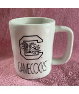GAMECOCKS MUG UNIVERSITY of S.C. USC Ceramic Coffee Cup White Dimpled Ne... - £15.13 GBP