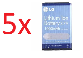 Lot 5x Lg Battery LGIP-A1000E VX6100 8100 Ax UX5000 1000 3200 3300 LX525 4750+++ - $21.71