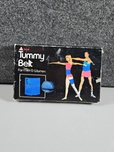 Tummy Belt  Waist Trimmer For Men and Women, 8&quot; Belt, Blue VTG TECTRON 80&#39;S  - £5.43 GBP