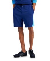 AX Armani Exchange Men&#39;s Pieced Colorblocked Shorts in Navy Blue-Size Large - $36.94