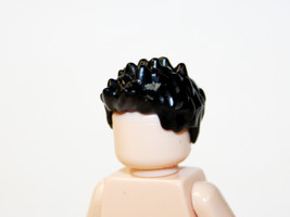 Minifigures Blocks Black Spiked Male Hair For - $2.13