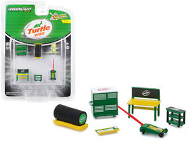 Turtle Wax 6 piece Shop Tools Set Shop Tool Accessories Series 1 1/64 Greenlight - £14.32 GBP