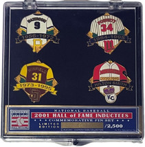 2001 National Baseball Hall Of Fame Inductees Limited Edition 4 Pin Set- /2500-  - £23.93 GBP