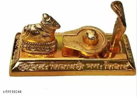 Shivling, Brass shivling, Nandi idol, Shiva idol, Naag, Brass shivalinga... - $27.77