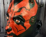 LFL Star Wars The Phantom Menace Darth Maul Latex Mask - Adult Size - £13.75 GBP