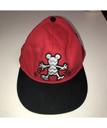 Disney Parks Baseball Cap Hat Embroidered Mickey Mouse Red Black 1928 Sn... - $8.90