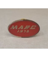 MARC Missionary Aviation Repair Center 1978 Vintage Lapel Hat Vest Pin - £13.08 GBP