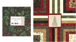 Moda &quot;Christmas Spirit&quot; Layer Cake 42 10&quot; Quilt Fabric - Holly Taylor 6470LC - £66.34 GBP