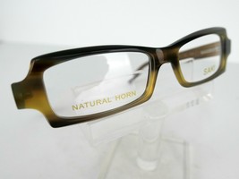Saki Mod. 696 (BGE) Beige Natural Horn  50 x 17 140 mm Eyeglass Frames - £19.78 GBP