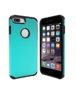 Green Hybrid Case for Apple iPhone 6s Plus &amp; iPhone 7 Plus- Hard Cover U... - £3.51 GBP