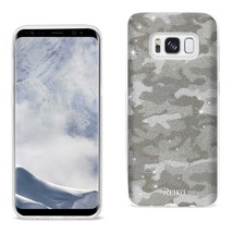 [Pack Of 2] Reiko Samsung Galaxy S8/ Sm Shine Glitter Shimmer Camouflage Hybr... - £20.19 GBP