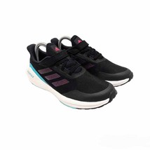 Adidas EQ21 Women’s Run Sneakers Black/Pink Glitter Size 6 - £30.48 GBP
