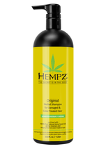 Hempz Original Shampoo For Damaged or Color Treated Hair, 33.8 Oz.