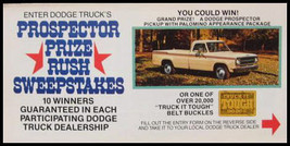 1979 Dodge Truck Original Dealer Color Brochure - $6.93