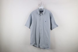 Vintage 90s Ralph Lauren Mens XL Classic Fit Short Sleeve Button Down Shirt - $44.50