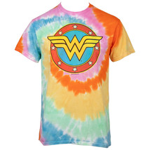 Wonder Woman Symbol Tie-Dye T-Shirt Multi-Color - £29.61 GBP
