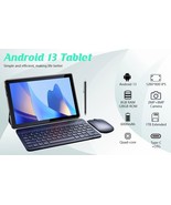Latest Android 13 Tablet With 10inch 8GB/128GB(1TB) WiFi Dual Camera Blu... - £81.18 GBP