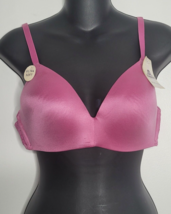 b.tempt&#39;d by Wacoal Wire Free Ultra Soft Pink T-shirt Bra Womens 36B Padded Lace - £15.72 GBP