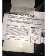 INTERMATIC ML121TW-SA OUTDOOR LOW VOLTAGE TRANSFORMER W/TIMER 120 VAC-Ne... - $4,281.04 MXN