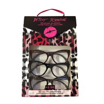 Betsey Johnson Reading Glasses NEW Set of 3 +2.50 - £23.22 GBP
