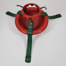 Vintage 1970s Christmas Tree Stand w/ Three Legs 16x6.5 Inch - £20.94 GBP