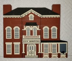 Cats Meow Village Series VI 1988 City Hospital Wooster Ohio Retired - £12.62 GBP