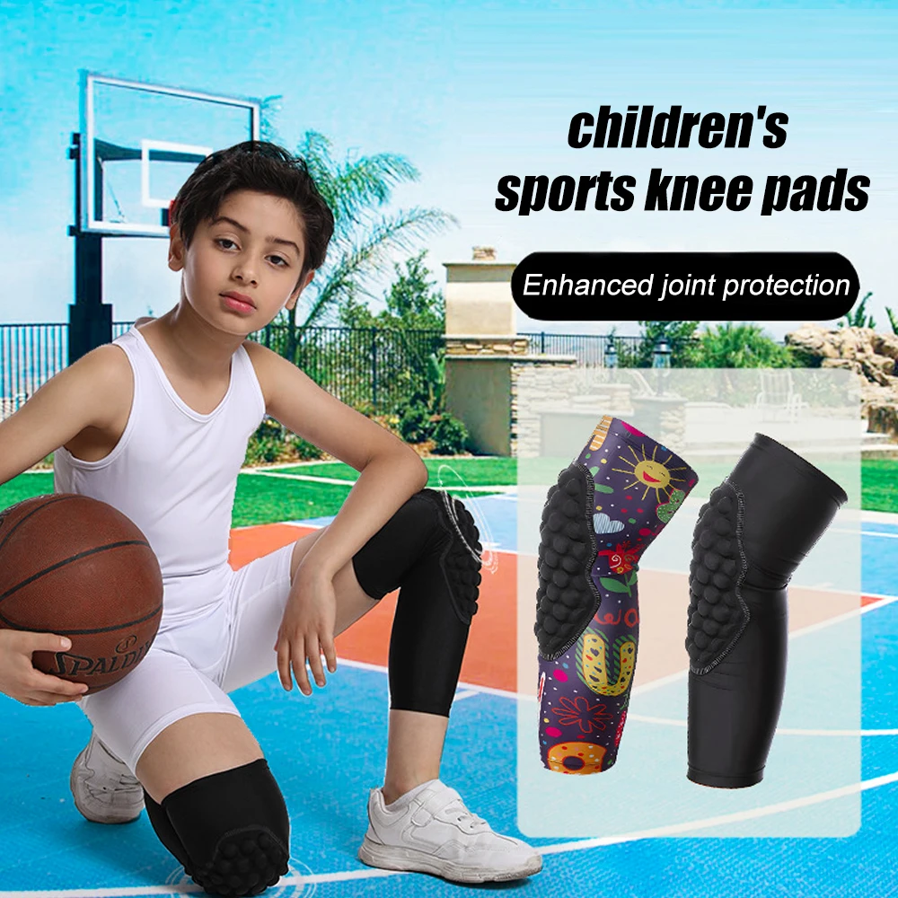Sporting Youth Children Anti-Collision Knee Pads Thickened Knee Compression Slee - £23.89 GBP