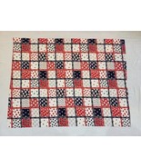 Vintage Peter Pan Fabrics, Inc. Homemade Rectangular Tablecloth 57&quot; X 43.5&quot; - $20.36 CAD