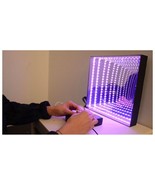 TWO WAY INFINITY MIRROR FILM 20&quot; WIDE x PER FOOT REFLECTIVE WINDOW TINT ... - £16.70 GBP