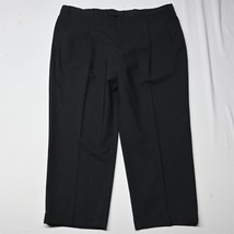 Bespoke 36x30 Gray Wool Pleated Cuffed Suit Trousers Mens Dress Pants - $34.99