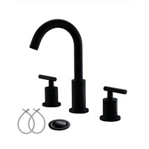 Phiestina Widespread 2-Handle Bathroom Faucet – Matte Black - $1,010.37 MXN