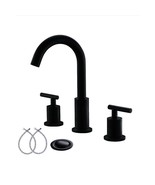 Phiestina Widespread 2-Handle Bathroom Faucet – Matte Black - $1,010.37 MXN