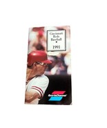 MLB Cincinnati Reds Vintage 1991 Sports Channel Logo Pocket Schedule - €6,05 EUR