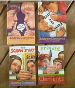 Andrew Clements Book Lot of  4 Frindle Lost And Found No Talking School ... - $13.84