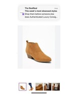 Old Navy Suede Mustard Booties Size 6 - $18.70