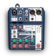 Soundcraft NOTEPAD-5 5 Channel Mixer Analog Mixing Console with USB I/O - $2,626.06 MXN