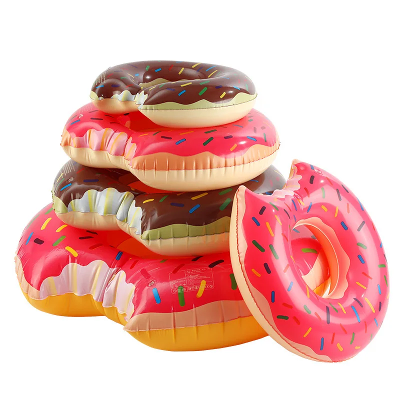 Ing ring donut pool float for adult kids swimming circle ring mattress for summer water thumb200