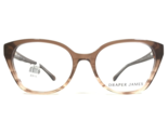 Draper James Eyeglasses Frames DJ5010 210 BROWN GRADIENT Clear Cat Eye 5... - £44.03 GBP