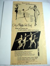 1953 Playtex Panty Brief Ad &quot;Round the Clock and &#39;Round the Town&quot; - $8.99