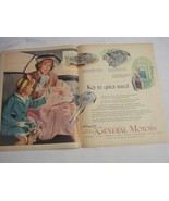 1950 General Motors 2 Page Color Ad Key To Quiet Travel - $9.99